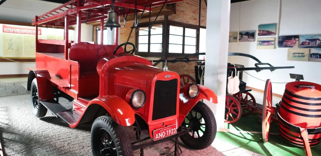 Museu do Bombeiro Voluntário - Museus em Joinville - guia jlle SC Museu do Bombeiro Voluntário