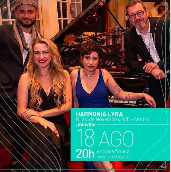 1 Divas do Jazz na Harmonia Lyra Joinville - 18 de agosto de 2026