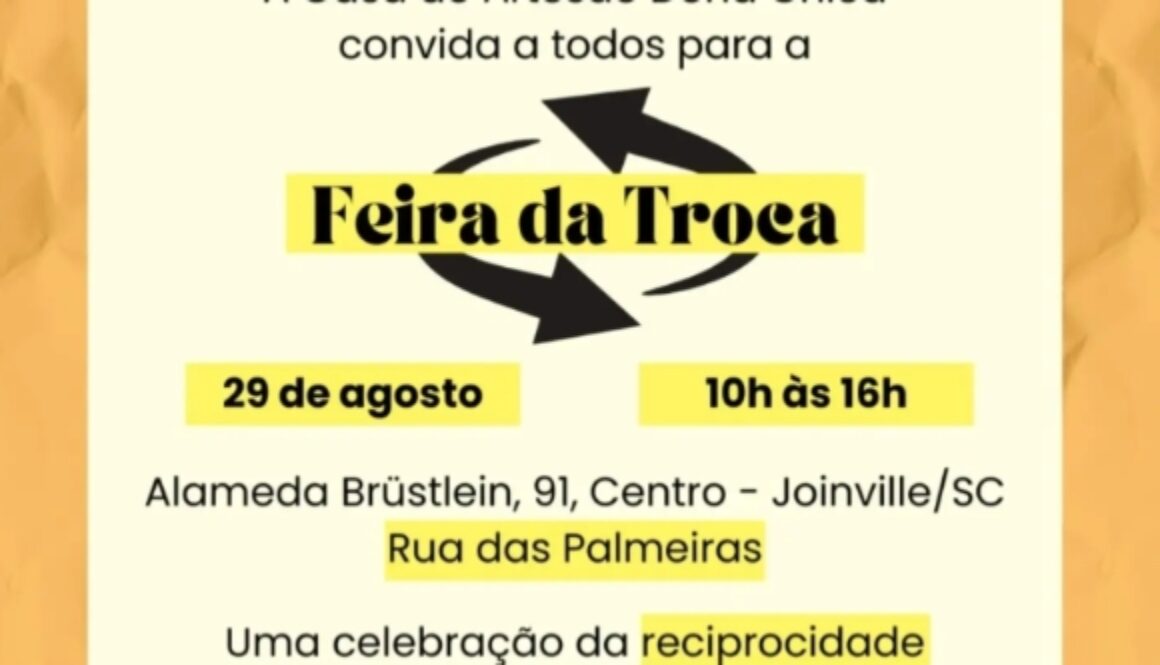 08 29 Feira da Troca Rua das Palmeiras - Casa do Artesão