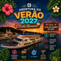 Guia de Joinville 17 09 19 Festa Havaiana no Barco Príncipe Joinville