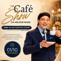 Guia de Joinville 68 10 01 2026 - 2º Café Show da Melhor Idade Rudnick - Silvio Santos Cover em Joinville