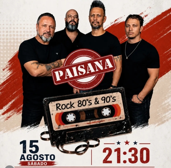 5 Banda Paisana no Hoopers Pub em Joinville 15 deagosto de 2026