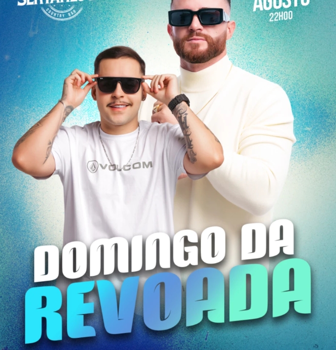 Domingo na Revoada no Sertanejou Country Bar Joinville 16082026