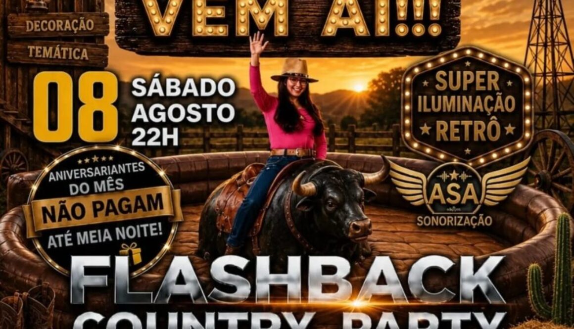 Festa do Flaschback Sociedade Alvorada 08 de agosto de 2026