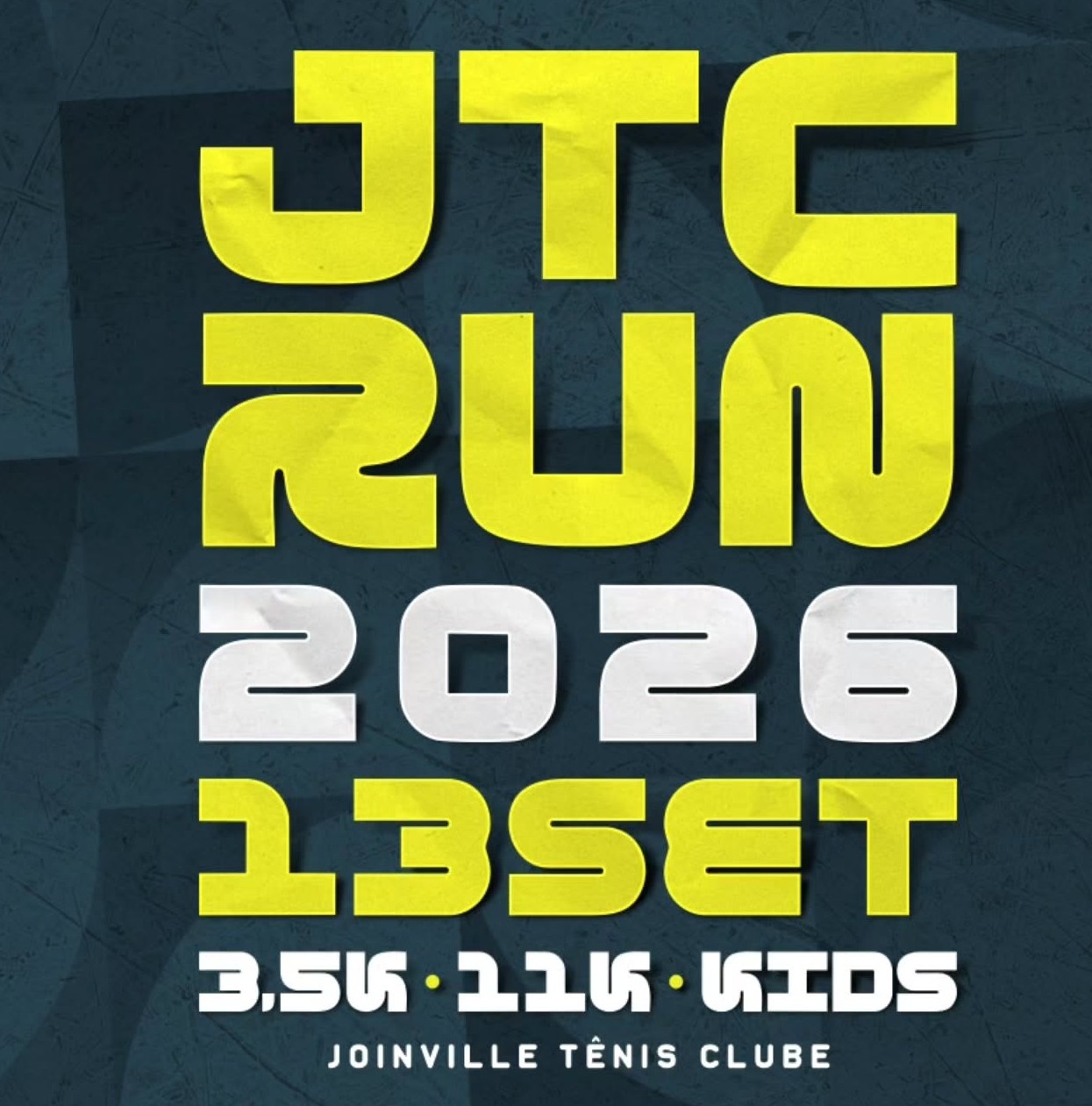 JTC Run 2026 - Joinville Tênis Clube - Corridas de Rua em Joinville