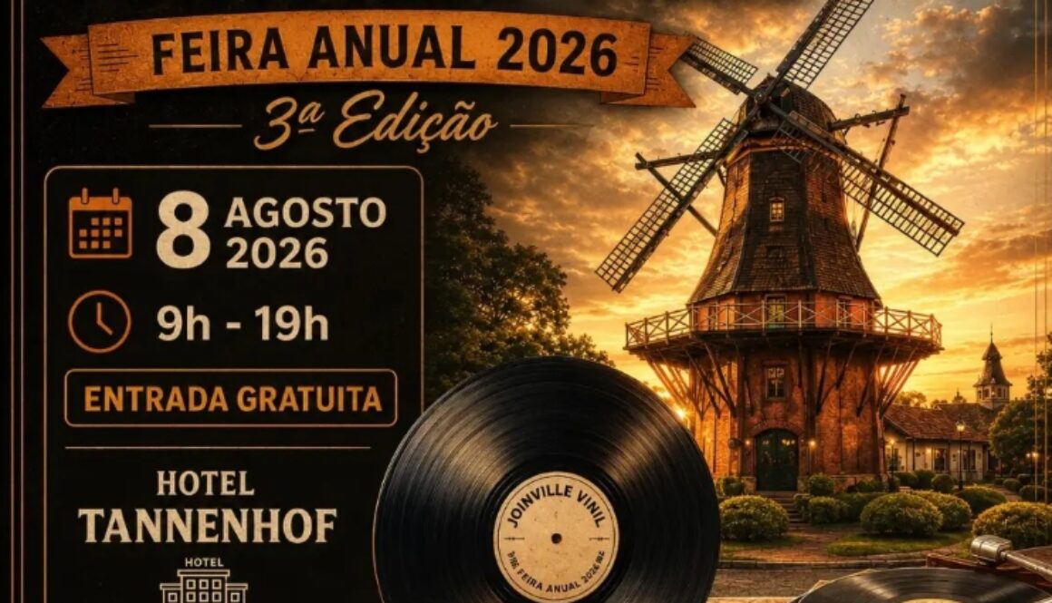 Joinville Vinil 2026 - Feira de vinil Joinville