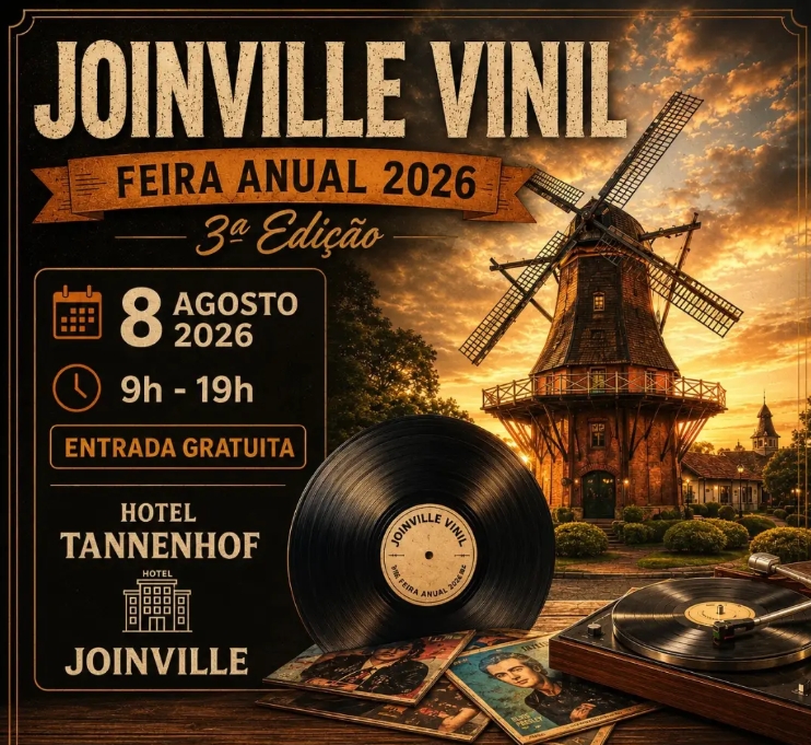 Joinville Vinil 2026 - Feira de vinil Joinville