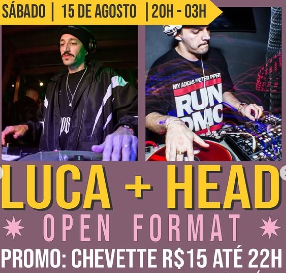 Luka mais Head no ru fino sábado 15 de agosto de 2026
