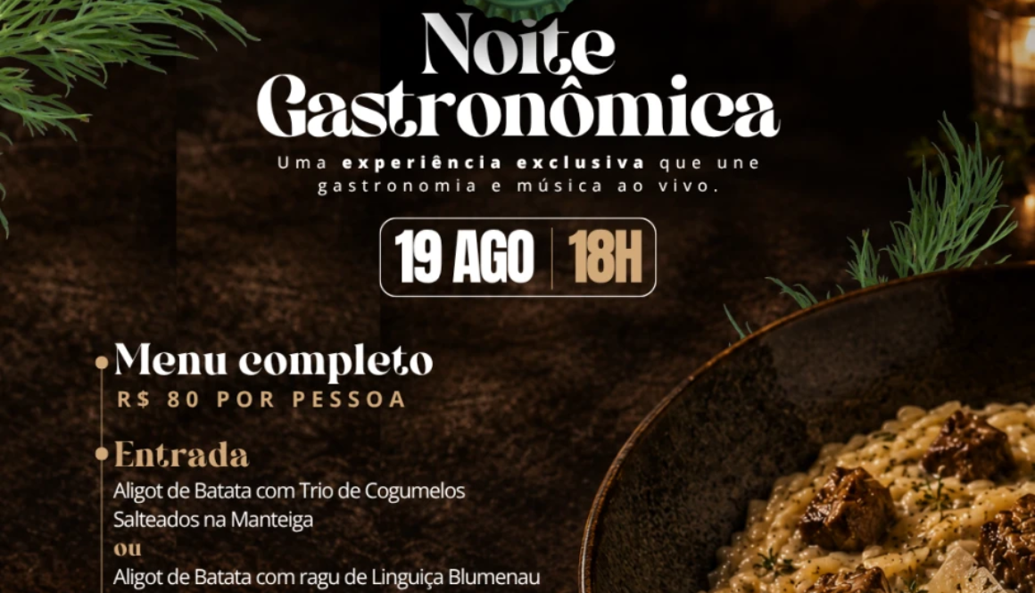Noite Gastronômica + Ensaios do Tomaz 19082026