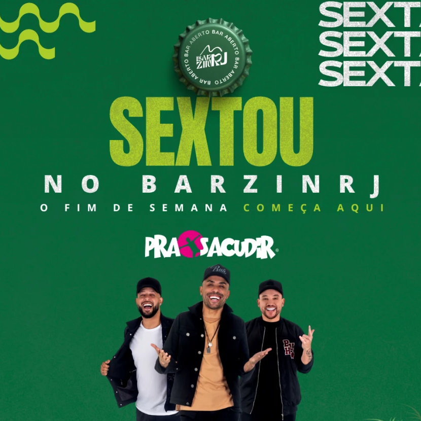 Sextou no BarzinRj - Pra Sacudir - Música ao vivo em Joinville