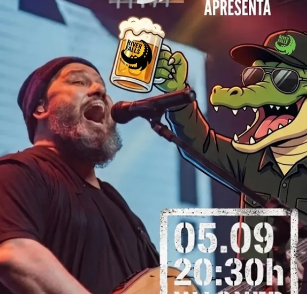 2 09 05 Wagner Heiden no River Falls - música ao vivo em Joinville