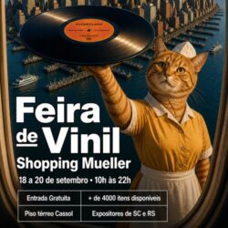 Eventos em Joinville 5 09 18 Feira de Vinil no Shopping Mueller