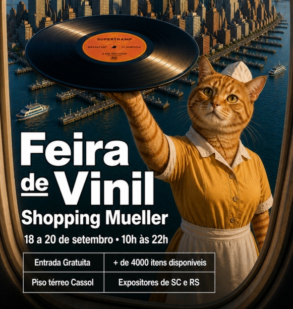 09 18 Feira de Vinil no Shopping Mueller