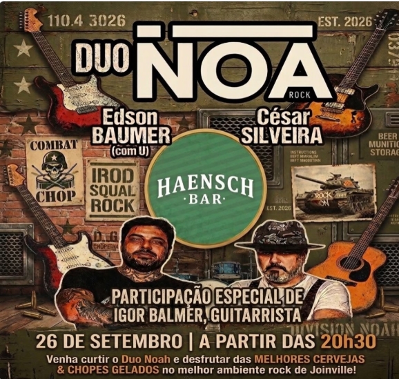 7 Duo Noa Rock no Haensch 26 de setembro
