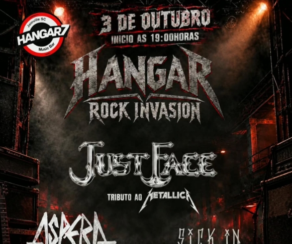 Hangar Rock Invasion 03 de outubro 2026