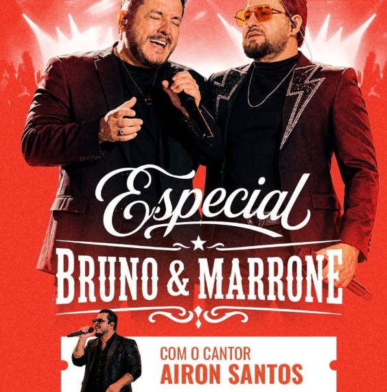 Especial Bruno e Marrone com Airon Santos no Celeiro Bar e Brasa Joinville
