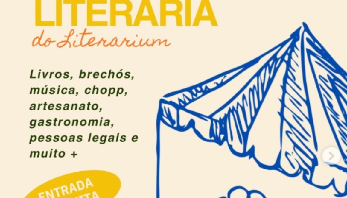 Feirinha Literária no Literarium 10102026