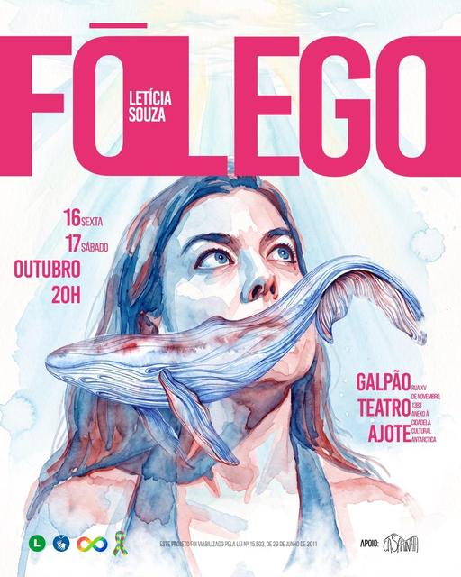 Peça Fôlego no Galpão Teatro AJOTE 16102026
