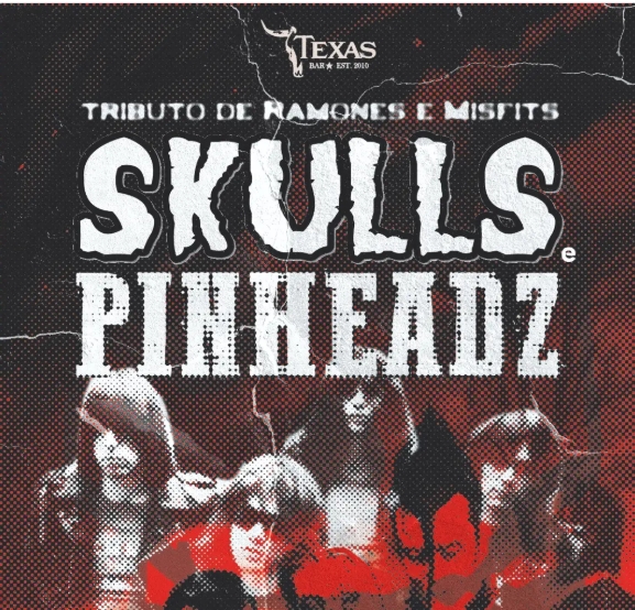 Skullz PinHeadz no Txas Bar Joinville, tributo ao Ramones 17102026