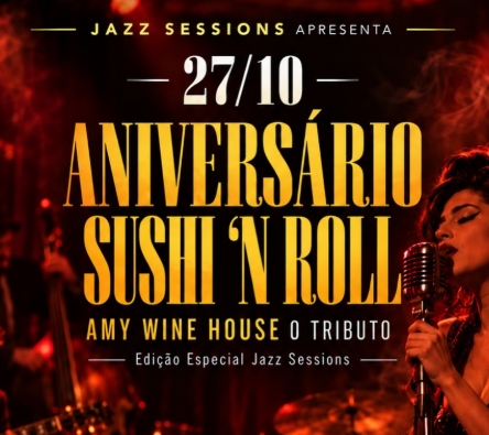 Tributo a Amy Winehouse no Jazz Sessions Sushi N Roll 13102026