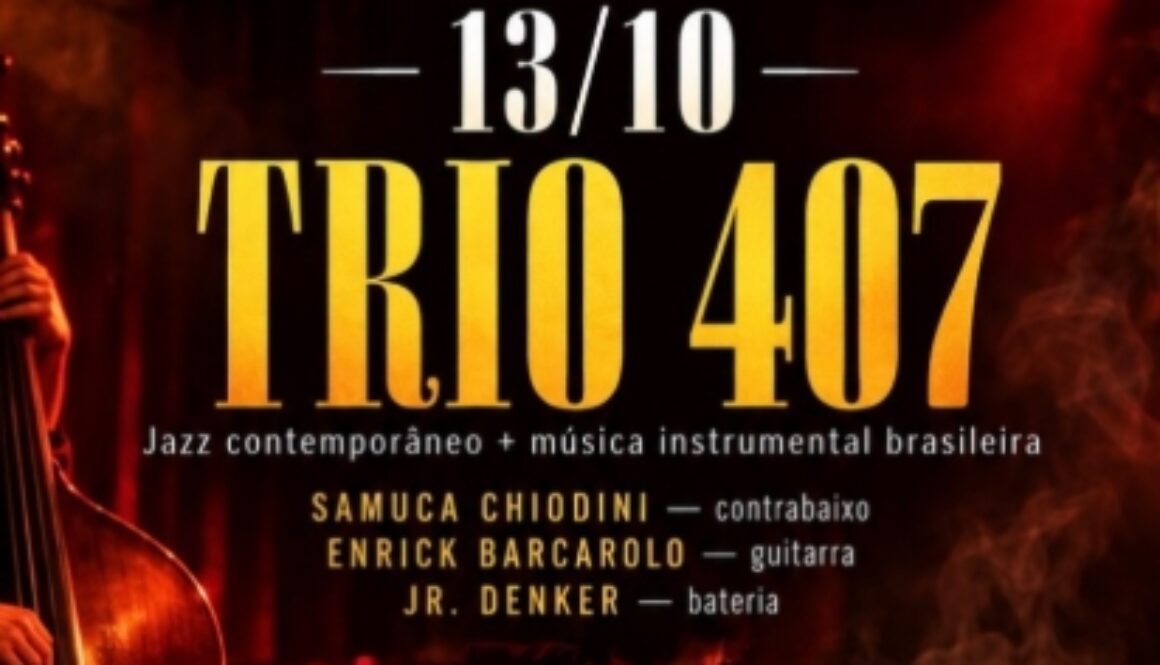 Trio 407 no Jazz Sessions Sushi N Roll 13102026